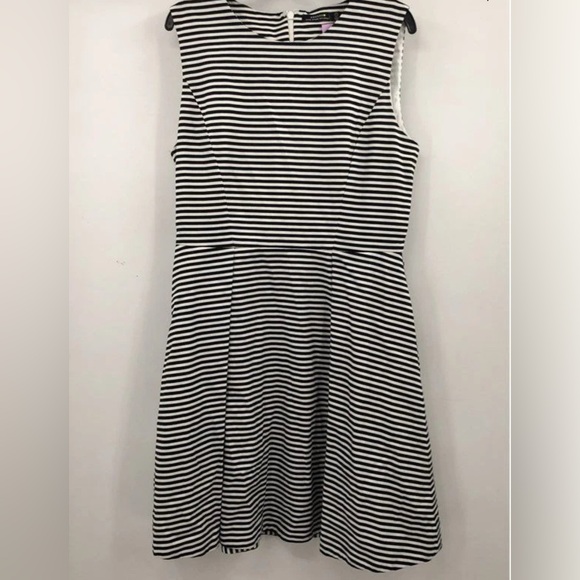 Kate Spade Black and White Striped Dress - Picture 1 of 5